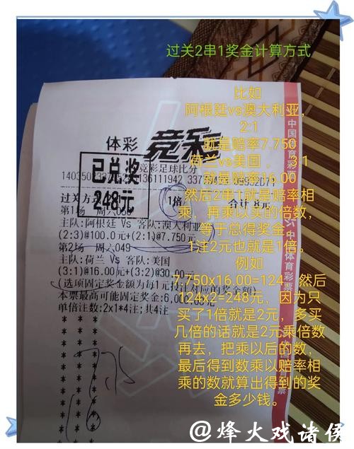 世界杯竞彩中奖概率与赔率解析